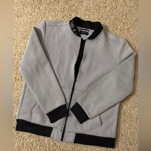 Kenneth Cole Monochrome Mesh Jacket